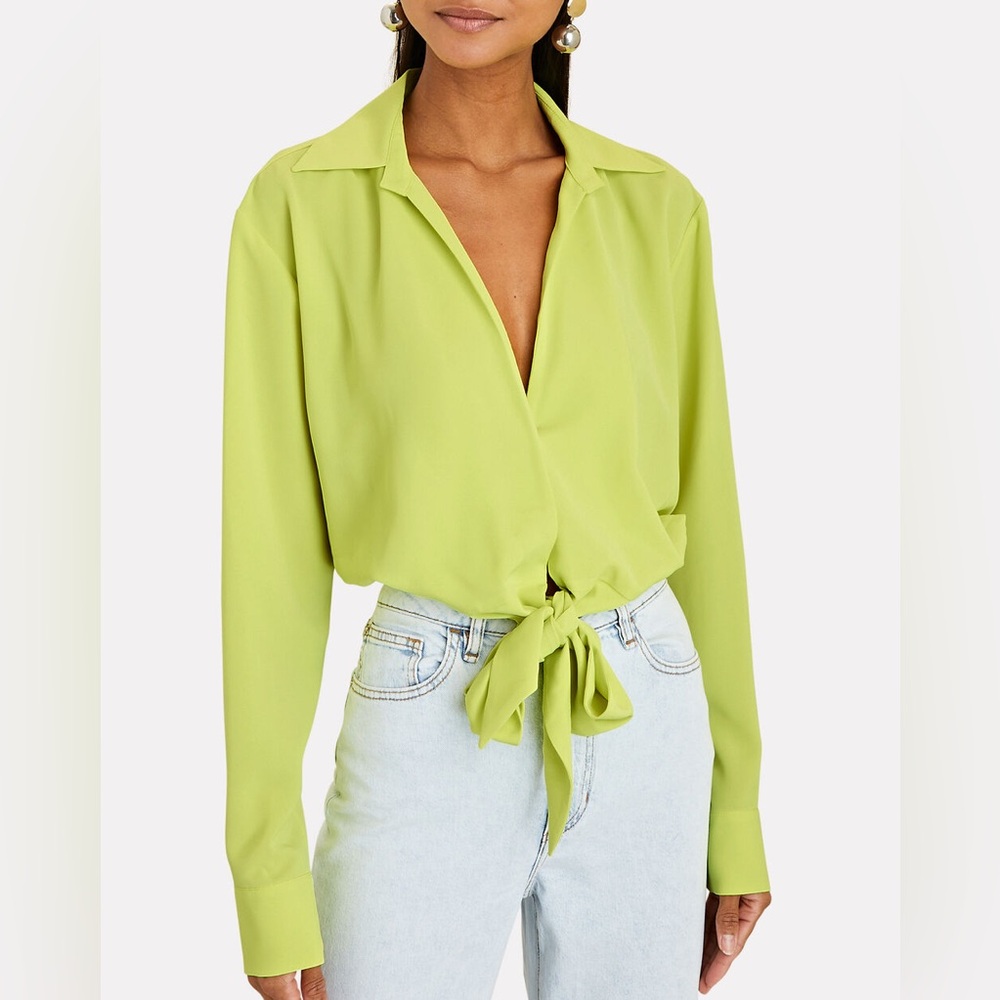 LeSuperbe Topper shirt Lime - small - NWT